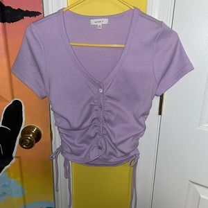 “Better Be” purple crop top